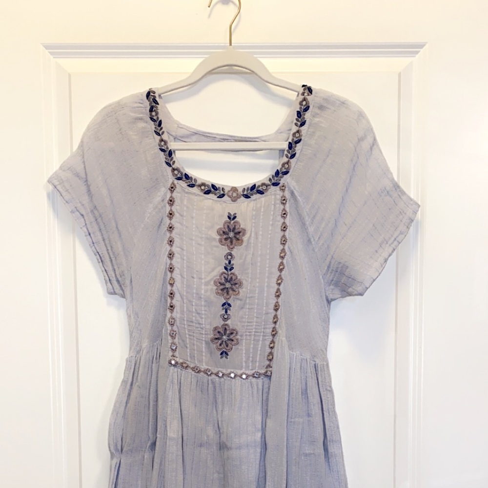 Free People Blue Dress